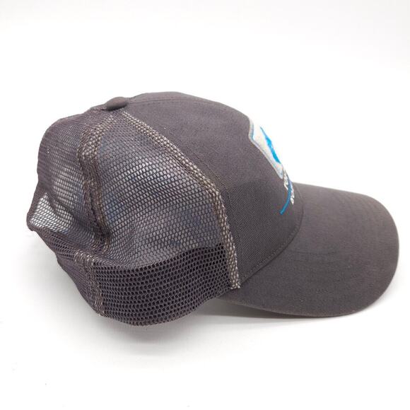 Simms Fishing Product Snapback Mesh Hat Trucker Gray Ball Cap Young Life Bozeman - Picture 4 of 7